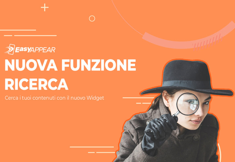 easyappear nuova funzione di ricerca